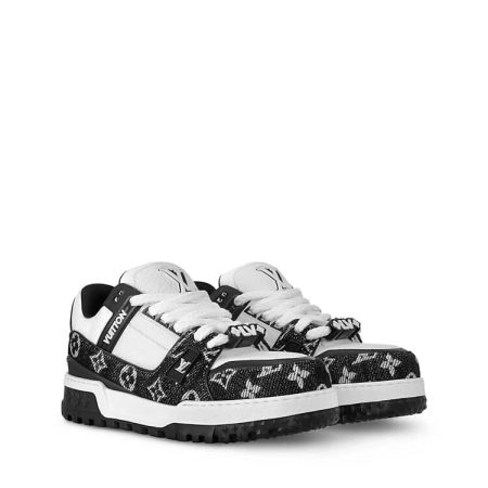 Louis Vuitton Trainer Sneaker – Monogram Denim Black/White