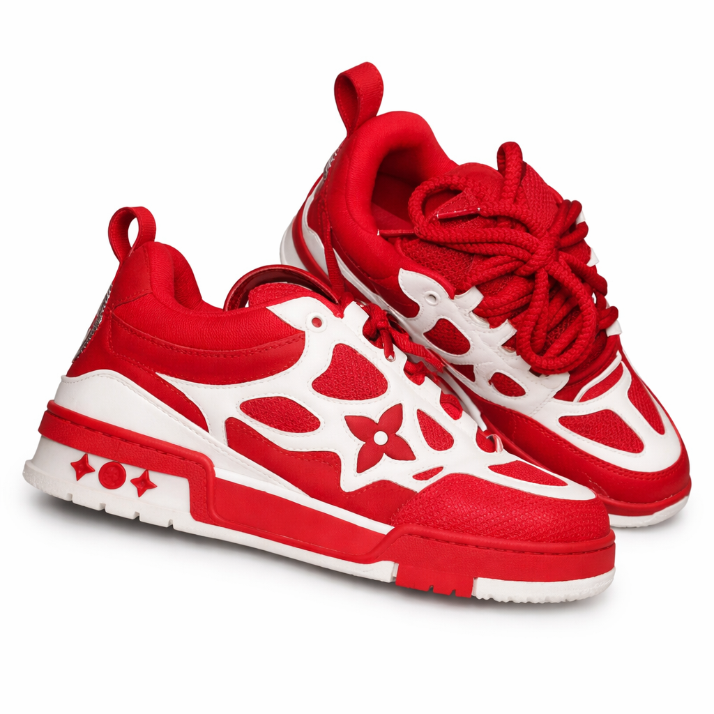 Louis Vuitton Lv Skate Sneaker Red white