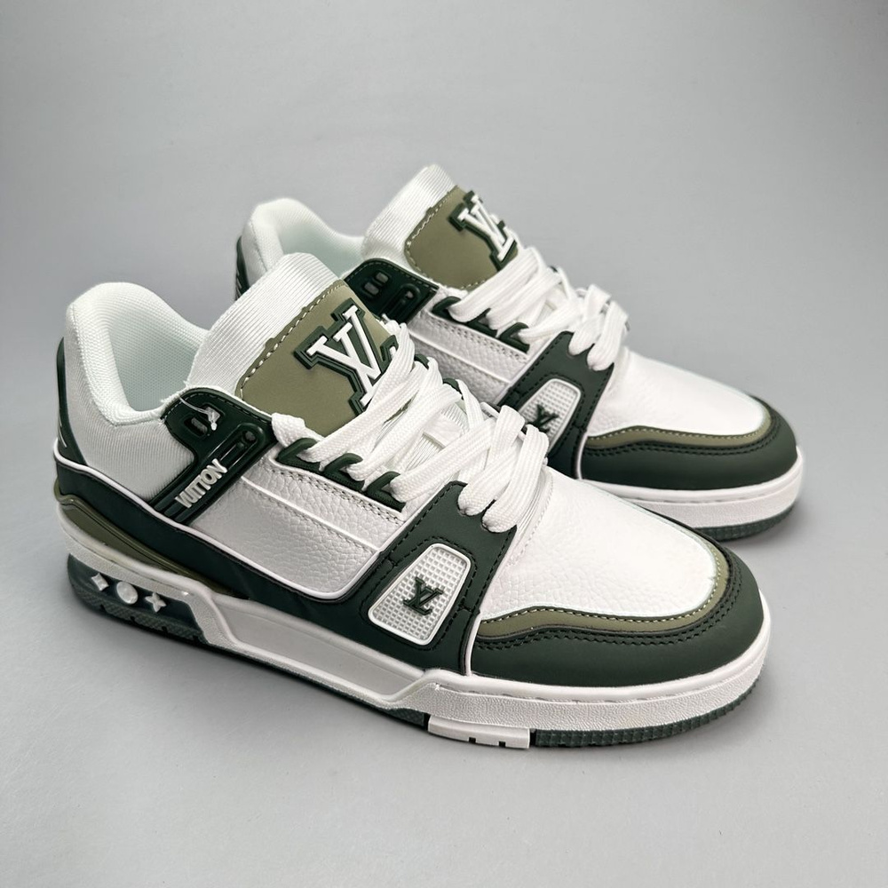 Louis Vuitton Lv Sneakers White/green